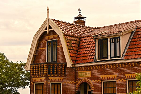 Dutch-style tiled roof