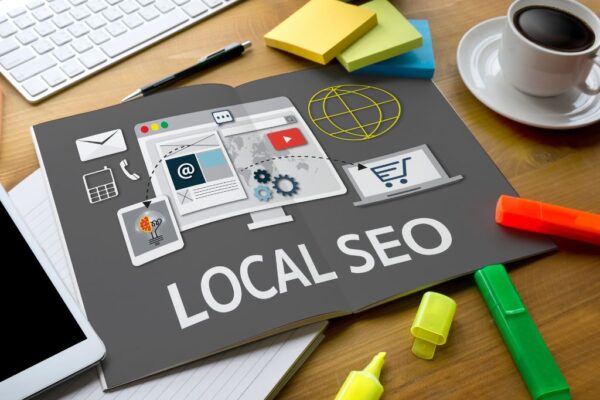local seo overview on a magazine page